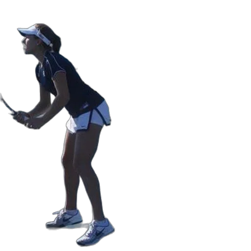 staff, tennis, player, action transparent PNG cut-out