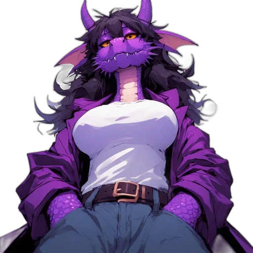 dragon, jacket, creature, animal transparent PNG cut-out