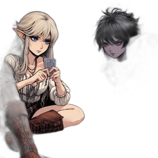 mask, face, creature, staff transparent PNG cut-out