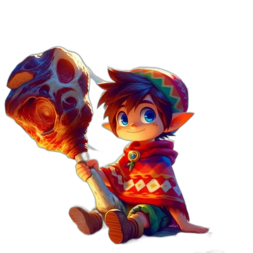 staff, weapon, sword, hat transparent PNG cut-out