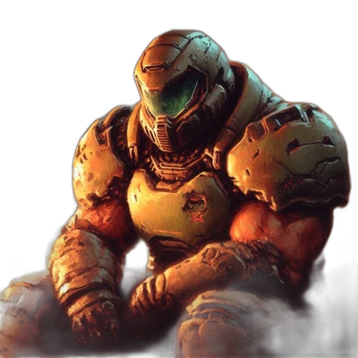 robot, creature, weapon, face transparent PNG cut-out