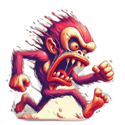 creature, concept art, pixel art, comic book art transparent PNG cut-out
