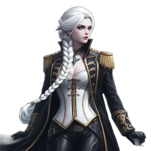 staff, jacket, sword, fantasy art transparent PNG cut-out