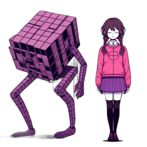 robot, jacket, creature, dress transparent PNG cut-out