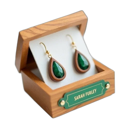 jewelry, green, pair, earrings transparent PNG cut-out