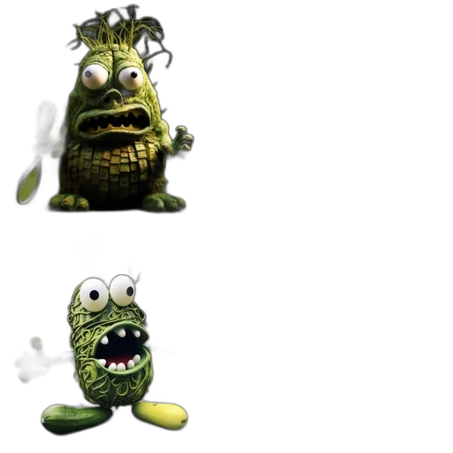 creature, 3d render, concept art, photorealistic transparent PNG cut-out