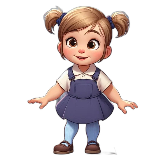 staff, dress, face, cartoon transparent PNG cut-out