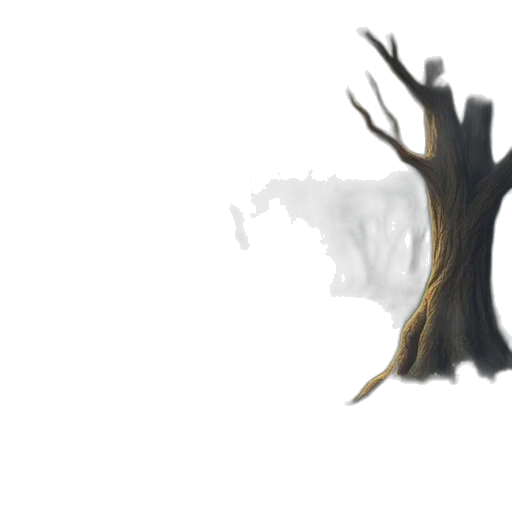 tree, hair, crown, creature transparent PNG cut-out