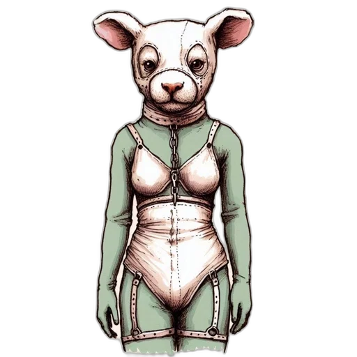 dress, animal, mask, creature transparent PNG cut-out