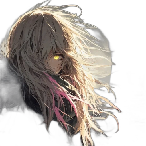 hair, mask, creature, face transparent PNG cut-out