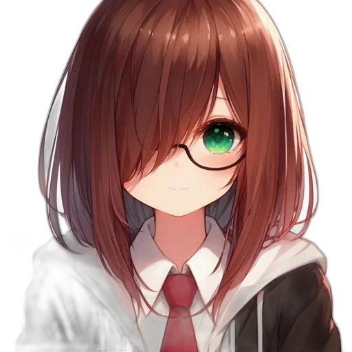 jacket, staff, face, hair transparent PNG cut-out