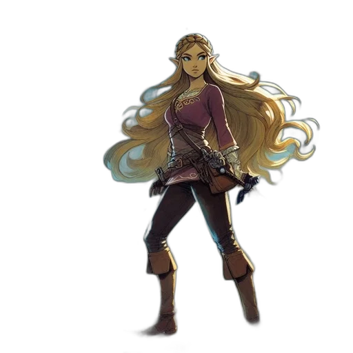 dress, fantasy art, concept art, pixel art transparent PNG cut-out