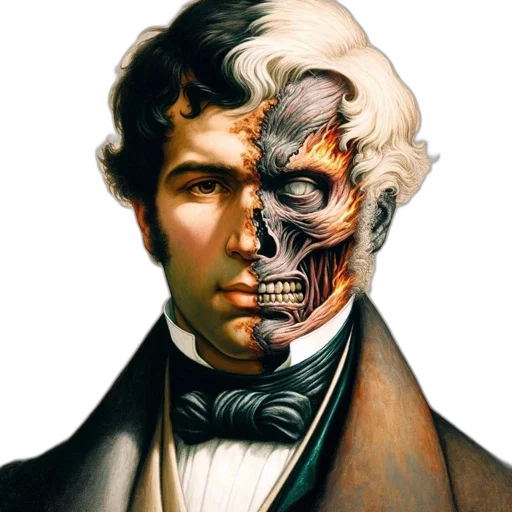 face, mask, robot, photorealistic transparent PNG cut-out