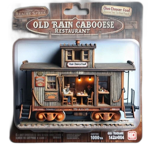 concept art, miniature, model, old transparent PNG cut-out