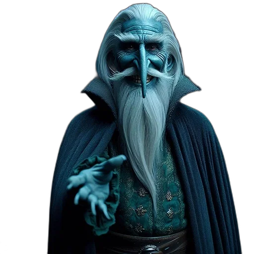 mask, staff, face, creature transparent PNG cut-out