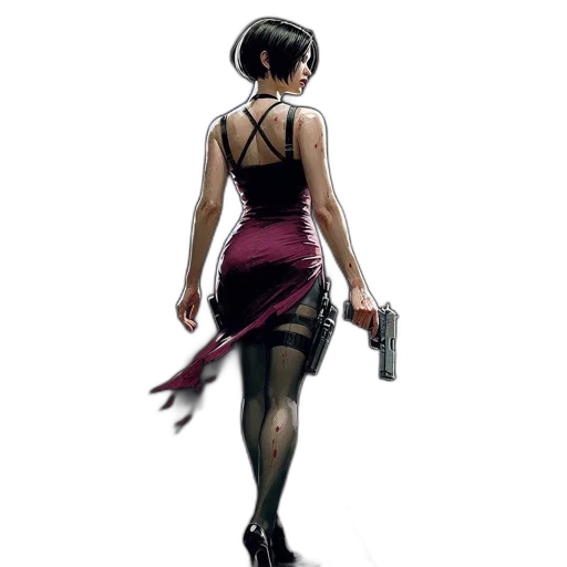 weapon, dress, staff, concept art transparent PNG cut-out