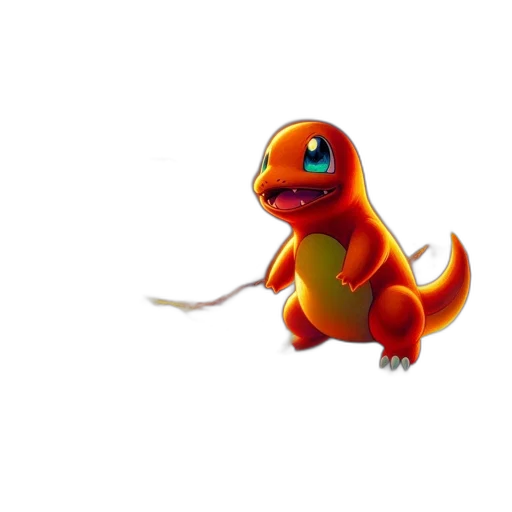 dragon, animal, creature, staff transparent PNG cut-out