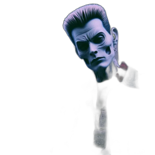 robot, face, mask, staff transparent PNG cut-out