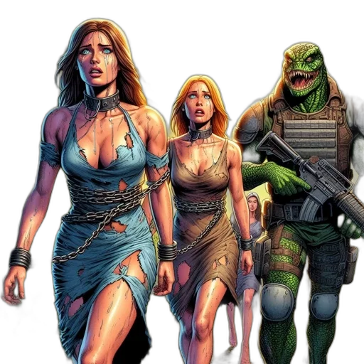 comic book art, concept art, fantasy art, earth tones transparent PNG cut-out