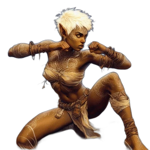concept art, fantasy art, comic book art, 3d render transparent PNG cut-out