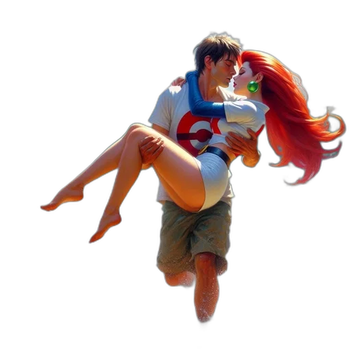 3d render, comic book art, concept art, fantasy art transparent PNG cut-out