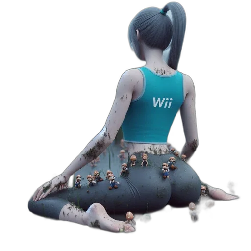 robot, dress, jewelry, cyberpunk transparent PNG cut-out