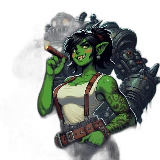 staff, fantasy art, concept art, pixel art transparent PNG cut-out