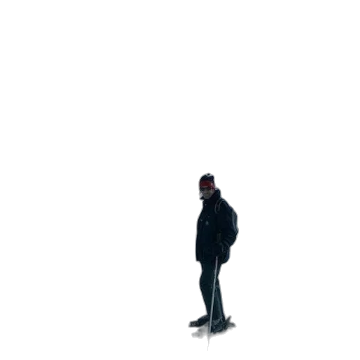 jacket, staff, umbrella, robot transparent PNG cut-out