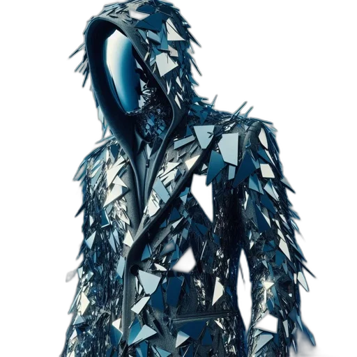 jacket, dress, mask, robot transparent PNG cut-out