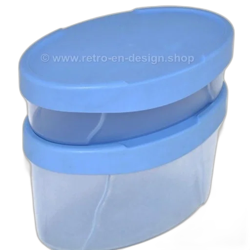 3d render, blue, plastic, container transparent PNG cut-out