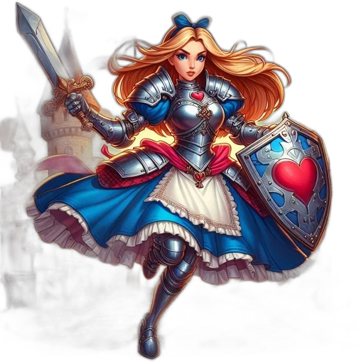 staff, dress, sword, crown transparent PNG cut-out