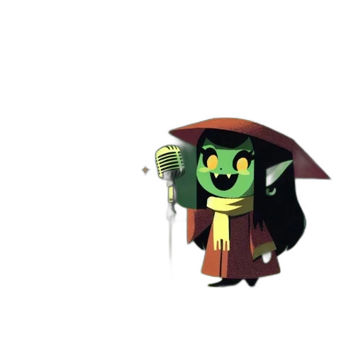 staff, creature, mask, weapon transparent PNG cut-out