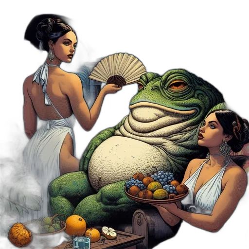 food, concept art, fantasy art, comic book art transparent PNG cut-out