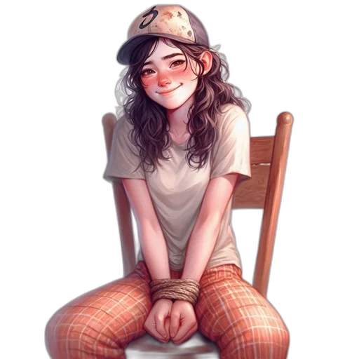 hat, staff, face, creature transparent PNG cut-out