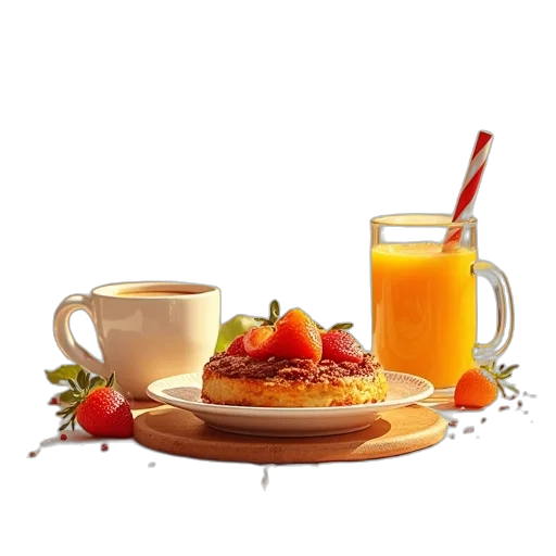 food, photorealistic, 3d render, good transparent PNG cut-out