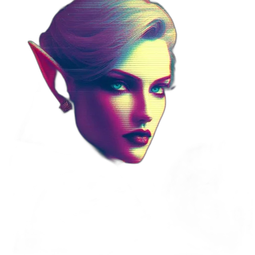 face, mask, staff, creature transparent PNG cut-out