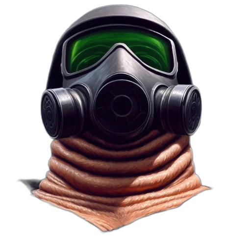 mask, face, jacket, creature transparent PNG cut-out
