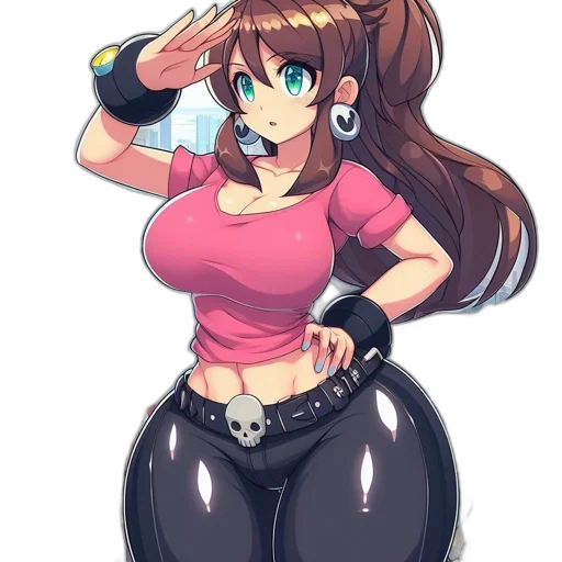 robot, weapon, staff, anime transparent PNG cut-out
