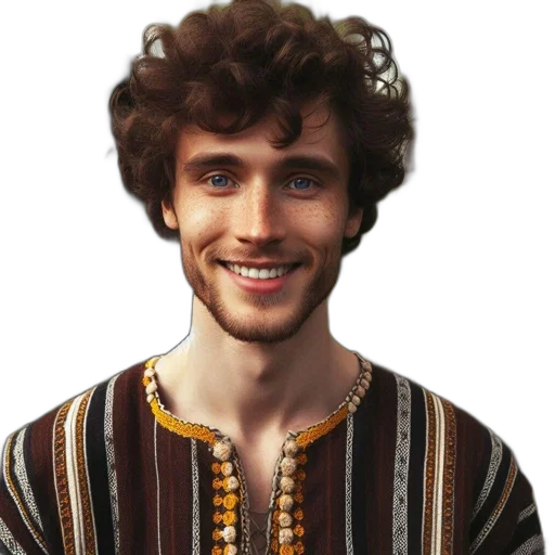 face, crown, staff, hair transparent PNG cut-out