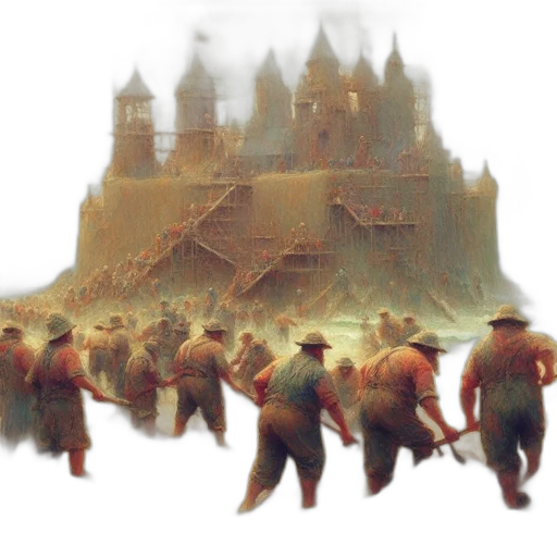 concept art, fantasy art, pixel art, watercolor transparent PNG cut-out