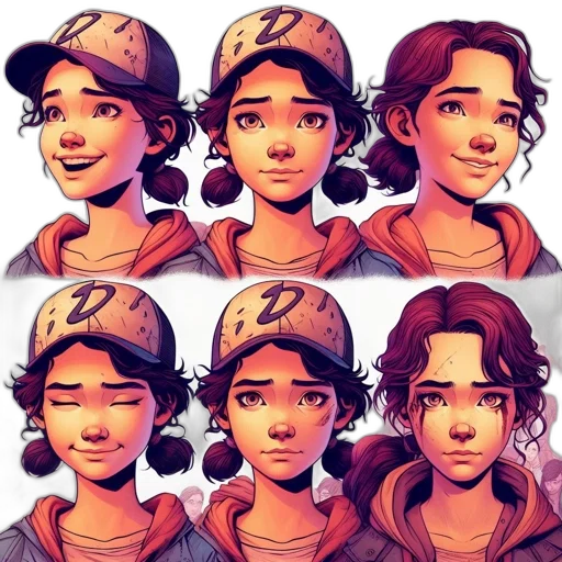 face, hat, concept art, comic book art transparent PNG cut-out