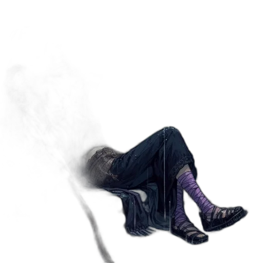 staff, shoes, mask, jacket transparent PNG cut-out