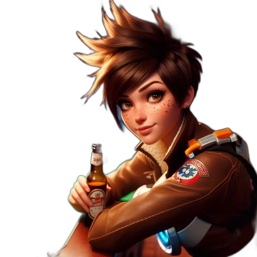 jacket, staff, weapon, face transparent PNG cut-out