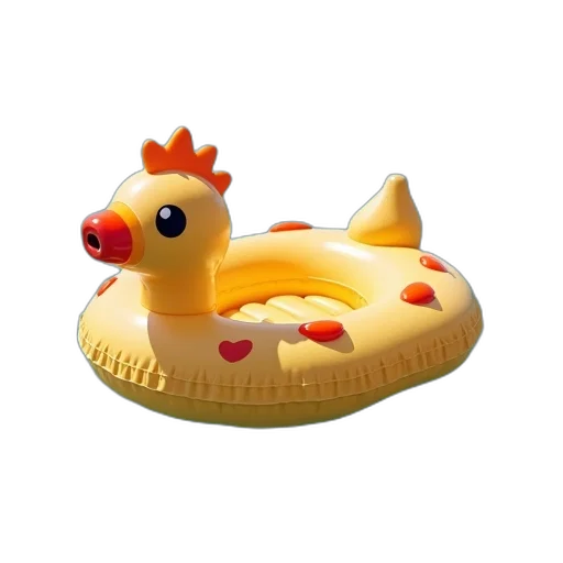 animal, food, 3d render, inflatable transparent PNG cut-out