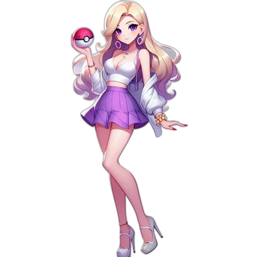 dress, staff, pixel art, concept art transparent PNG cut-out
