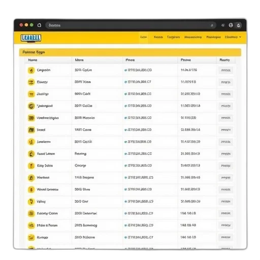 screenshot, website, displaying, table transparent PNG cut-out