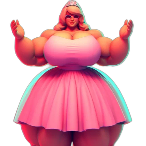 dress, robot, creature, 3d render transparent PNG cut-out