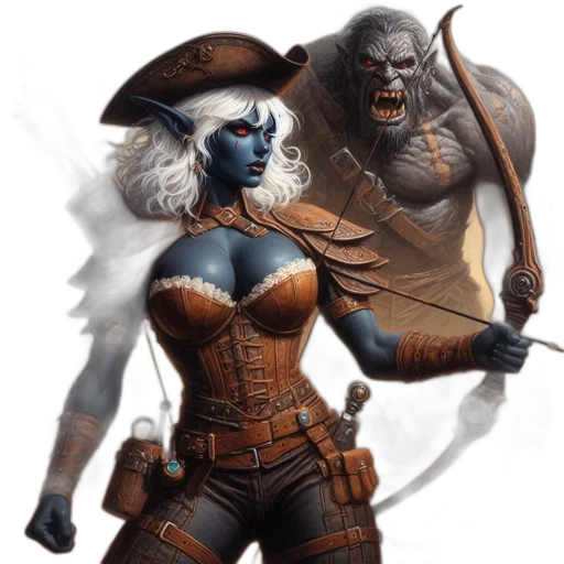 concept art, fantasy art, comic book art, fantasy transparent PNG cut-out