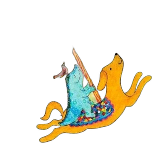 dragon, creature, animal, staff transparent PNG cut-out