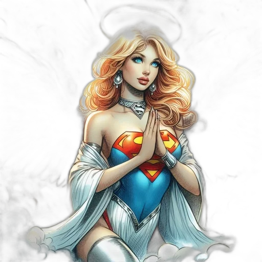 dress, comic book art, fantasy art, concept art transparent PNG cut-out